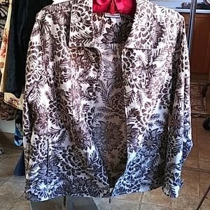 Croft & Barrow Zip Front Jacket L